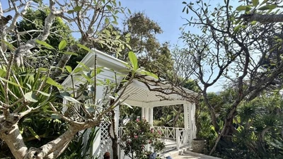 Không gian xanh mướt trong biệt thự của NTK Đỗ Mạnh Cường