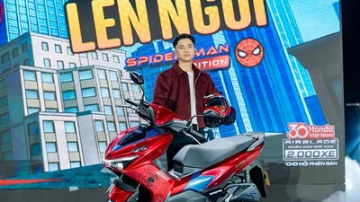 Honda Air Blade bản giới hạn MARVEL ra mắt Việt Nam, hơn 48 triệu đồng