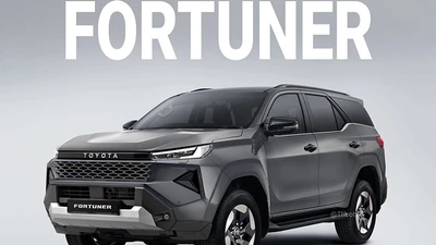 Xem Toyota Fortuner thế hệ mới kết hợp DNA của Hilux và RAV4