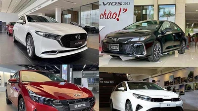 Doanh số sedan cỡ C tại Việt Nam tháng 2 thấp kỷ lục, bán chỉ 270 xe