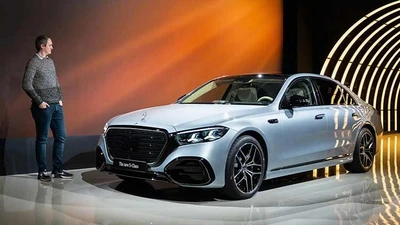 Mercedes S-Class 2026 với ghế nỉ hàng hiệu đắt hơn nội thất da