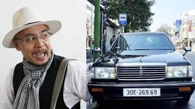 Chi tiết xe Nissan Cedric cổ lỗ sĩ của "Qua" Đặng Lê Nguyên Vũ