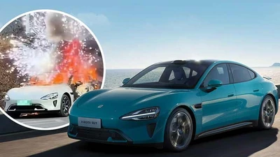 Xiaomi SU7 chạy điện bốc cháy và phát nổ như pháo hoa