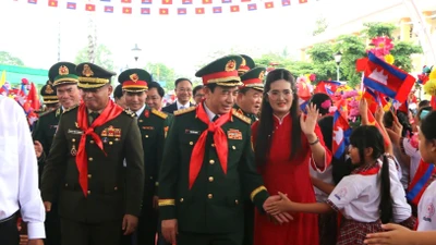 Khánh thành khu phòng học bán trú Trường Tiểu học Bến Cầu