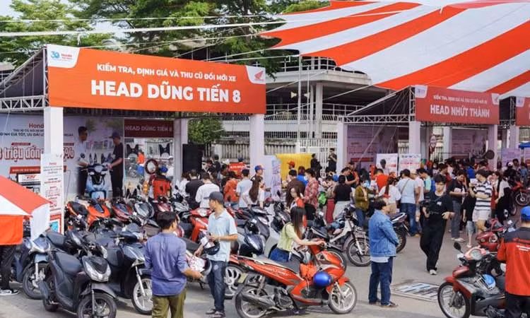 Hơn 5.000 người tham gia Ngày hội Thu xe cũ - Đổi xe mới Honda tại TP.HCM