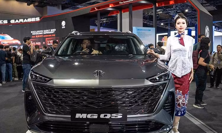 MG QS 2026 chào sân Đông Nam Á - SUV 7 chỗ động cơ tăng áp 4WD