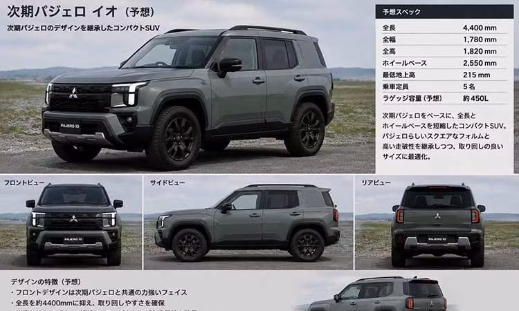 Mitsubishi Pajero iO tái xuất - "tiểu Pajero" sẵn sàng đấu Suzuki Jimny