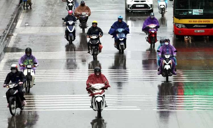 Ngày 15/2: Bắc Bộ có mưa nhỏ, đêm rét đậm, miền Trung nắng ấm