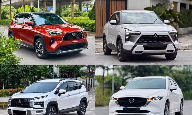 Top 10 ôtô động cơ xăng dầu bán chạy nhất thị trường Việt Nam tháng 7/2026