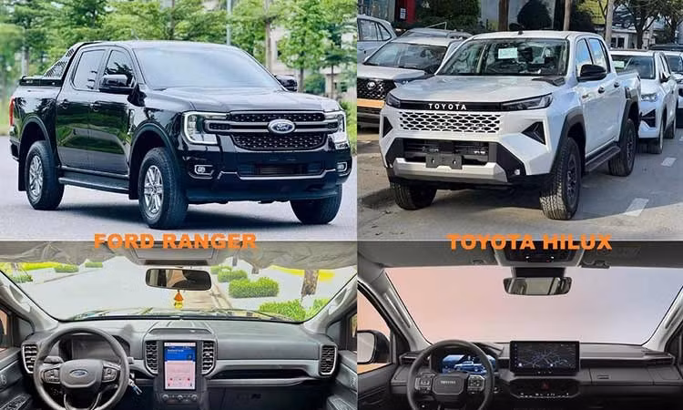 Ford Ranger hay Toyota Hilux - vì sao ngôi vương bán tải vẫn chưa đổi chủ?