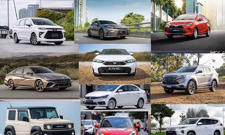 Top ôtô bán ế nhất Việt Nam tháng 6/2026, xe Nhật chiếm số đông