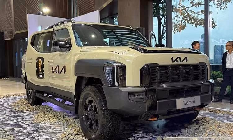 Cận cảnh xe bán tải Kia Tasman đầu tiên về Việt Nam, "đấu" Ranger và Hilux