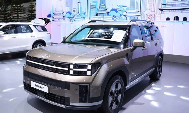 Hyundai SantaFe Hybrid 2026 thêm bản Inspiration, giá từ hơn 1,2 tỷ