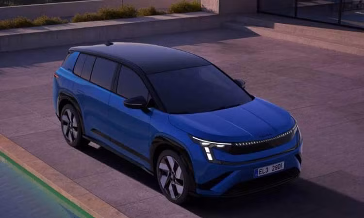 Skoda Peaq 2027 lộ diện - SUV điện 3 hàng ghế chạy 647 km/sạc