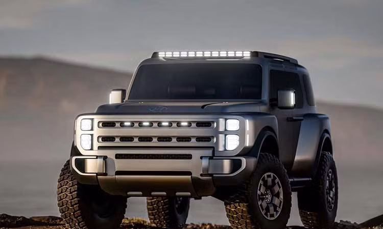 SUV địa hình Hyundai lộ diện, Land Rover Defender dè chừng