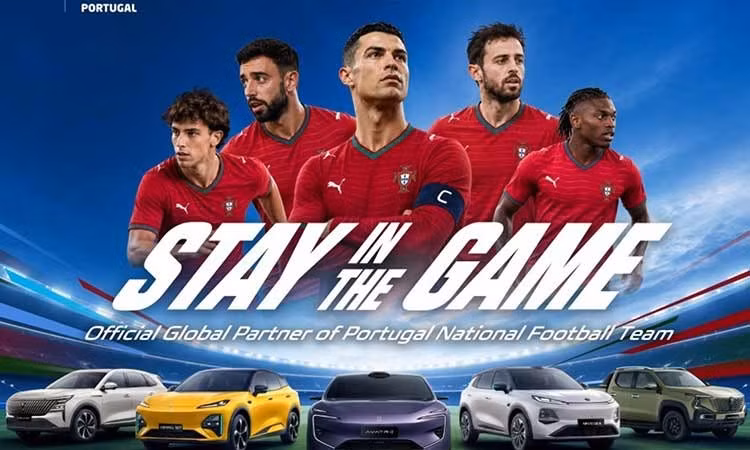 Bố Đào Nha ghi bàn tại World Cup, khách hàng sẽ nhận ôtô Deepal "miễn phí"