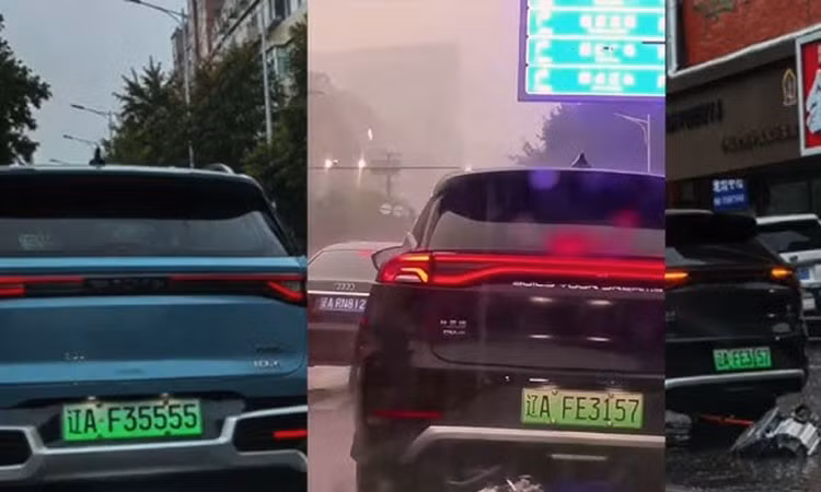 BYD Tang gây sốc, văng cả mô tơ điện ra ngoài khi đang lội nước