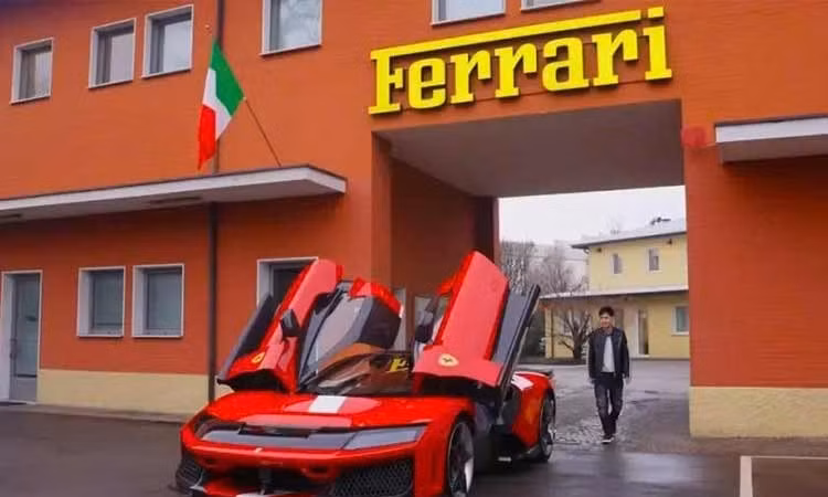 "Soi"siêu phầm Ferrari F80 từ gần 4 triệu USD của Lâm Chí Dĩnh