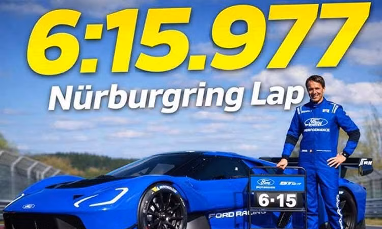 Ford GT Mk IV lập kỷ lục mới tại "địa ngục xanh" Nurburgring