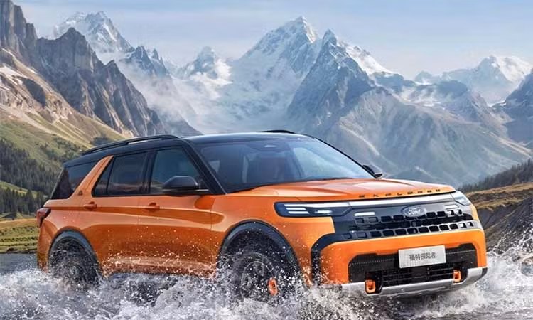 Ford Explorer 2027 nâng cấp mạnh tay - thêm ba màn hình tiêu chuẩn