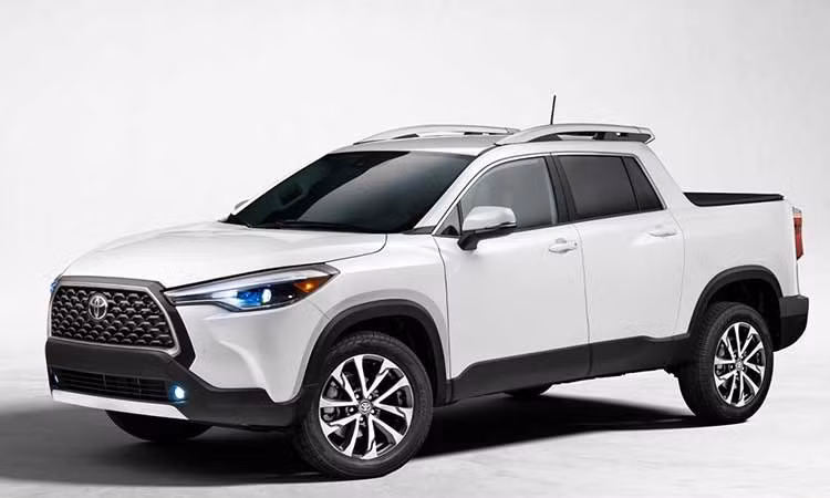 Toyota Corolla Cross phiên bản bán tải lộ diện trên đường thử