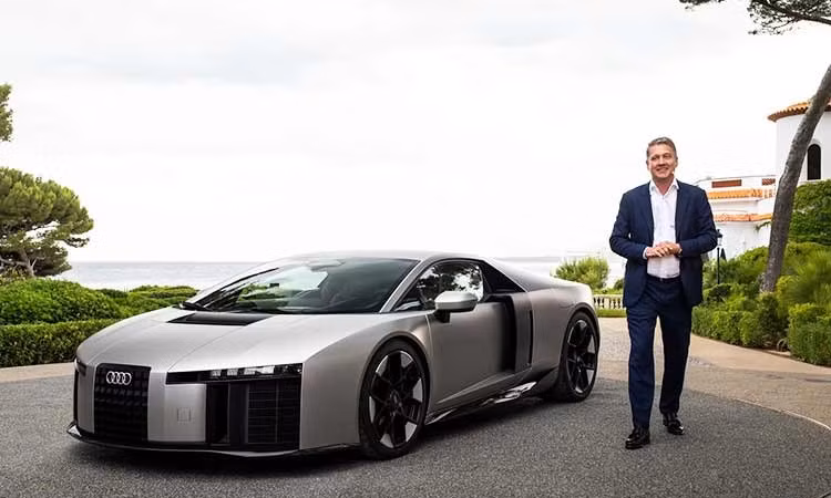 Audi Nuvolari vén màn - "kẻ kế nhiệm" R8 với sức mạnh Lamborghini