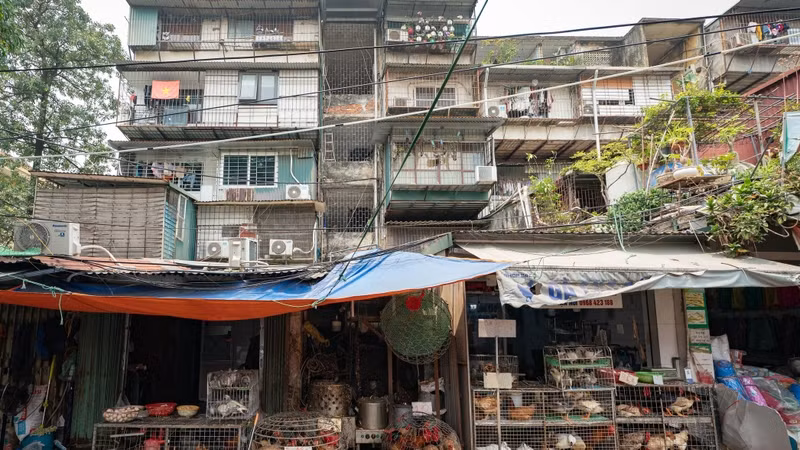 Khu tập thể Thanh Xuân Bắc xuống cấp ra sao trước đề xuất cải tạo?