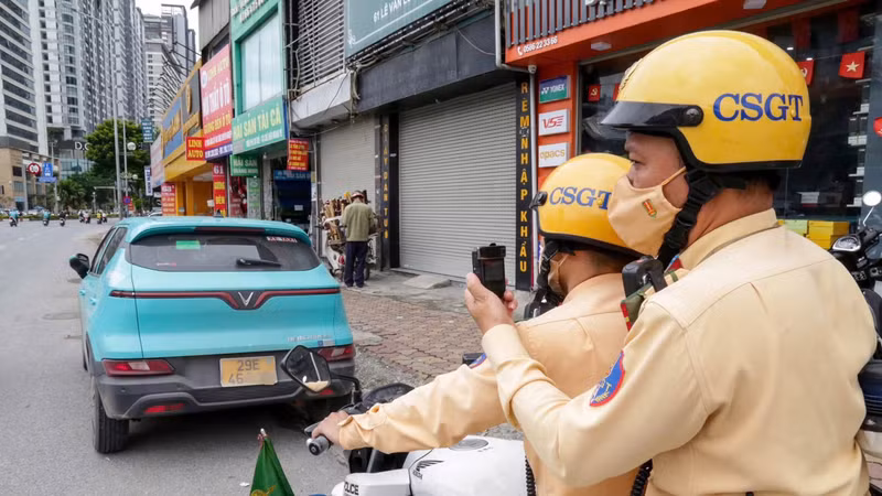 Camera nghiệp vụ giúp Hà Nội xử lý vi phạm giao thông nhanh chóng