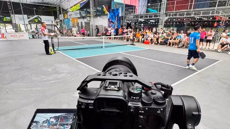 Pickleball bùng nổ, nghề săn ảnh chuyên nghiệp phát triển rực rỡ