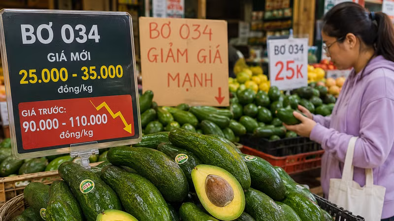 Người tiêu dùng hưởng lợi khi bơ 034 giảm giá, cần chọn mua đúng nguồn gốc