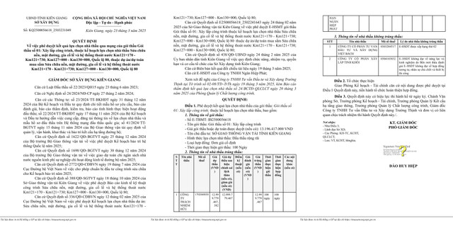 Kiên Giang: Ngân Hiệp Phát trúng gói sửa chữa đường hơn 13 tỷ Kien Giang: Ngan Hiep Phat trung goi sua chua duong hon 13 ty