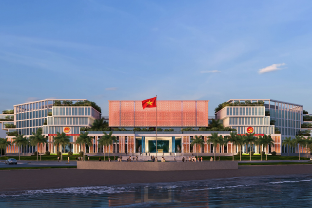 Cận cảnh kiến trúc trụ sở làm việc các cơ quan tỉnh Khánh Hòa trong tương lai Can canh kien truc tru so lam viec cac co quan tinh Khanh Hoa trong tuong lai