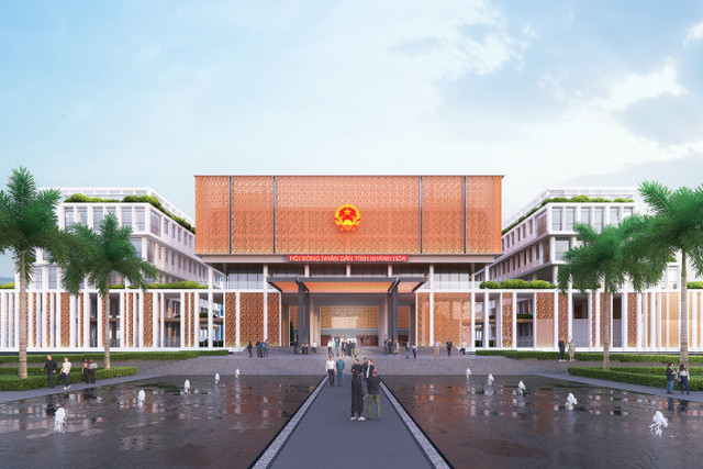Cận cảnh kiến trúc trụ sở làm việc các cơ quan tỉnh Khánh Hòa trong tương lai - Hình 2 Can canh kien truc tru so lam viec cac co quan tinh Khanh Hoa trong tuong lai-Hinh-2