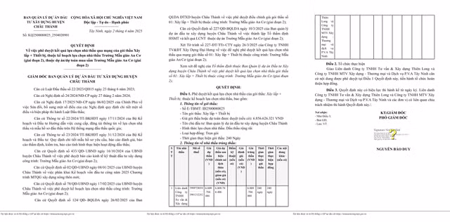 Lien danh 2 thanh vien trung goi xay dung Truong Mau giao An Co