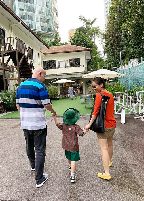 Gương mặt hiện tại của con trai Thu Minh chưa được tiết lộ. Ảnh: FBNV