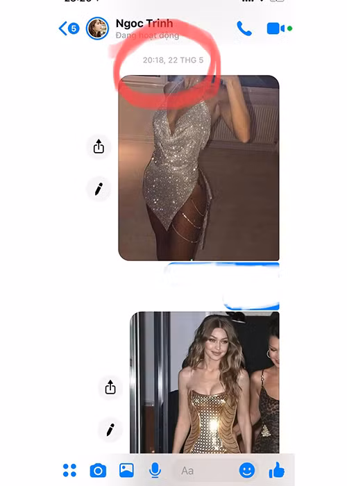 Đỗ Long còn đăng tải 2 mẫu thiết kế anh lấy cảm hứng cho chiếc váy Ngọc Trinh diện tại sự kiện. Ảnh: FBNV