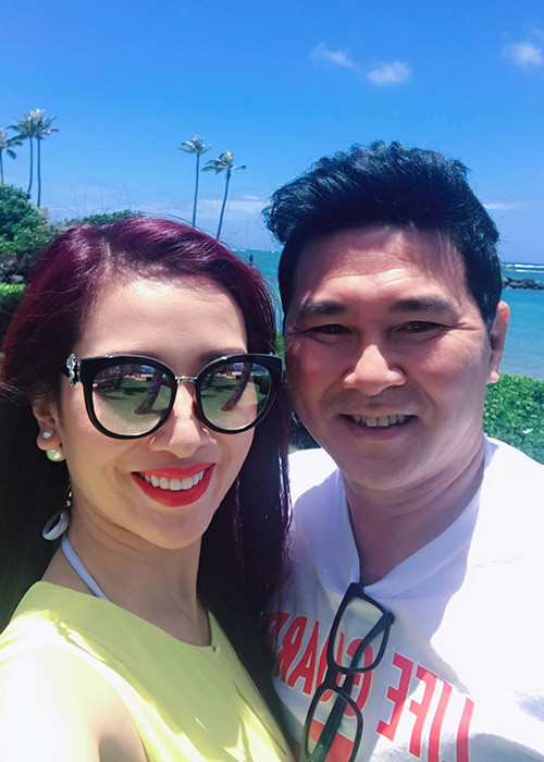 Ông xã Thu Hương cũng thường xuyên đưa vợ và các con đi du lịch.