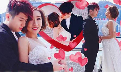 Phùng Khải Kỳ cho hay, cô tự tay trang điểm, làm tóc, không mất thời gian quá nhiều khi chọn váy cưới. Vợ chồng nữ ca sĩ xứ Hương Cảng còn chia sẻ, khi bệnh dịch Covid-19 qua đi, họ sẽ tổ một bữa tiệc mời gia đình, bạn bè chung vui.