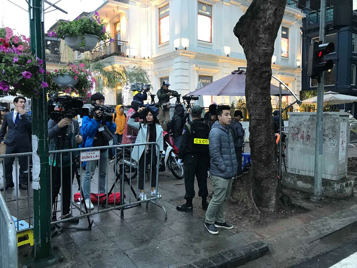 An ninh được thắt chặt tuyệt đối.