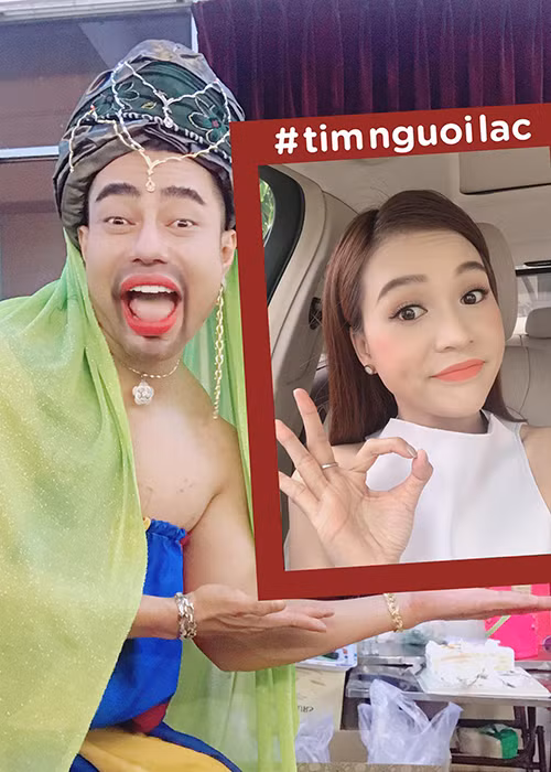 Biểu cảm quá lố của Lê Dương Bảo Lâm trong bức ảnh chế đi tìm Sam.