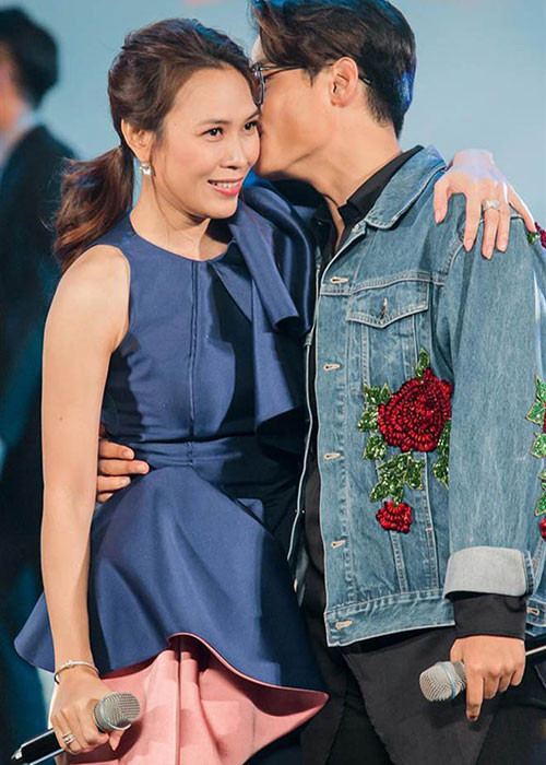 Không để tin đồn rộ lên quá lâu, Mỹ Tâm khẳng định cô và Hà Anh Tuấn chỉ là bạn bè, không phải là yêu. Ảnh: Dân Việt