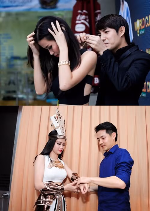 Sau một thời gian hẹn hò, Ông Cao Thắng đã tình nguyện gác mic để lui về phía sau hỗ trợ Đông Nhi phát triển sự nghiệp. Ảnh: Dân Việt