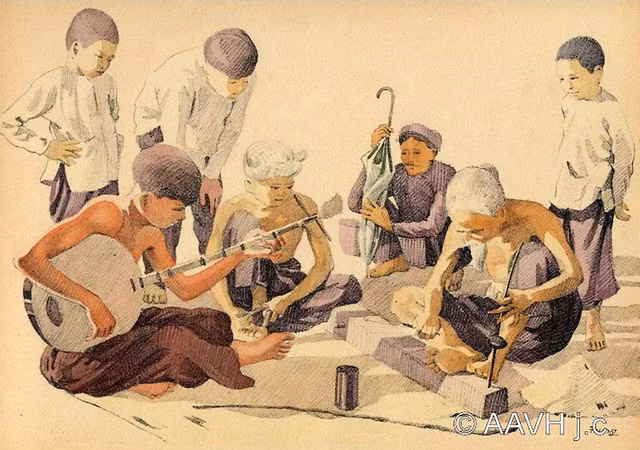 Loạt tranh vẽ lạ mắt về đời sống ở Nam Bộ năm 1935 - Hình 10 Loat tranh ve la mat ve doi song o Nam Bo nam 1935-Hinh-10