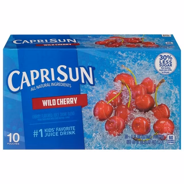Mỹ: Kraft Heinz thu hồi hàng nghìn túi nước trái cây Capri Sun nghi nhiễm dung dịch tẩy rửa My: Kraft Heinz thu hoi hang nghin tui nuoc trai cay Capri Sun nghi nhiem dung dich tay rua