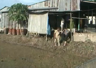 Hiện trường xảy ra vụ việc. Hiện trường xảy ra vụ việc.