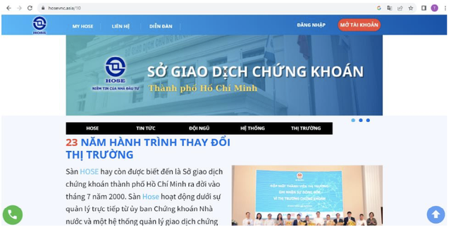 HOSE tiếp tục bị mạo danh, lôi kéo nhà đầu tư tham gia đầu tư chứng khoán HOSE tiep tuc bi mao danh, loi keo nha dau tu tham gia dau tu chung khoan