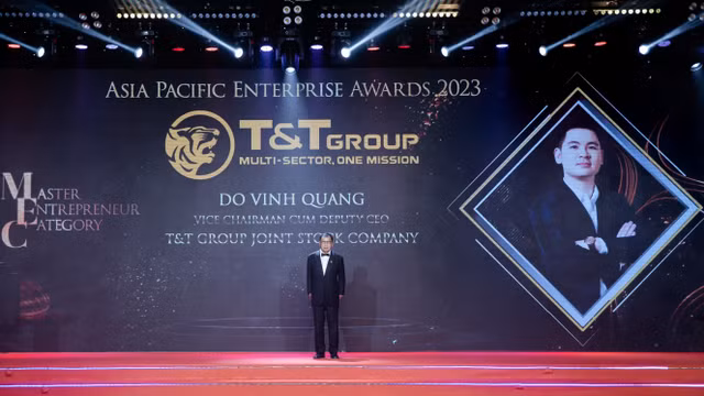 Pho Chu tich T&T Group Do Vinh Quang nhan giai Doanh nhan xuat sac Chau A 2023