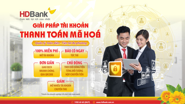 HDBank triển khai giải pháp tài khoản thanh toán mã hoá siêu tiện lợi cho doanh nghiệp - Hình 2 HDBank trien khai giai phap tai khoan thanh toan ma hoa sieu tien loi cho doanh nghiep-Hinh-2