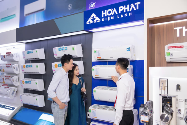 Hoa Phat bao san luong dieu hoa tang 50% sau 6 thang