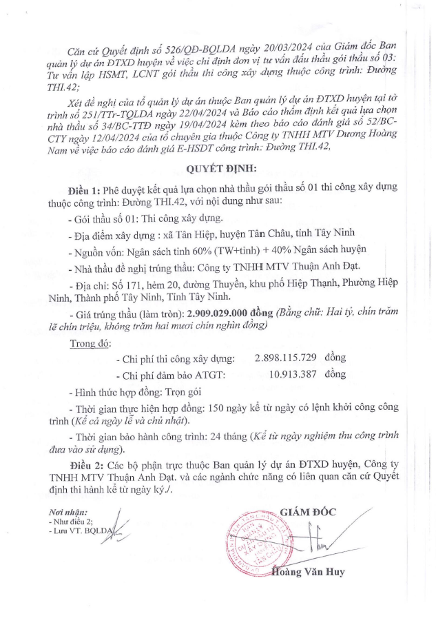 Tây Ninh: Không đối thủ, Thuận Anh Đạt trúng gói thầu gần 3 tỷ đồng - Hình 3 Tay Ninh: Khong doi thu, Thuan Anh Dat trung goi thau gan 3 ty dong-Hinh-3